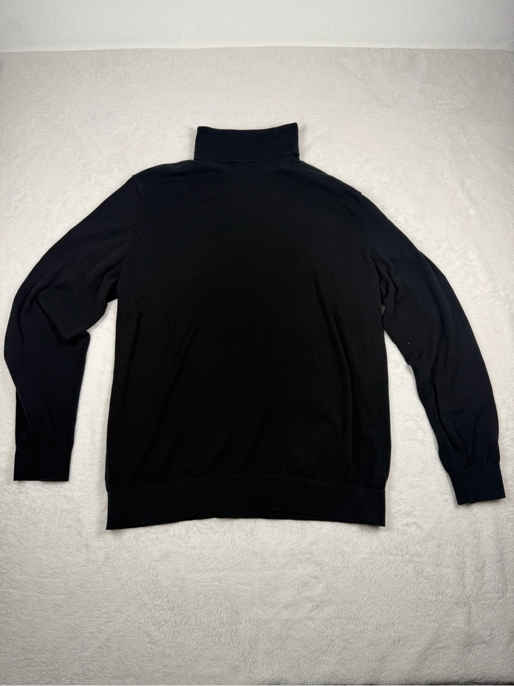 H&M Black Men's Turtleneck Sweater - Slim Knit